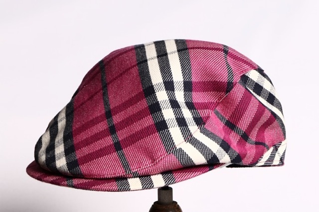 英国チェックハンチングハット
