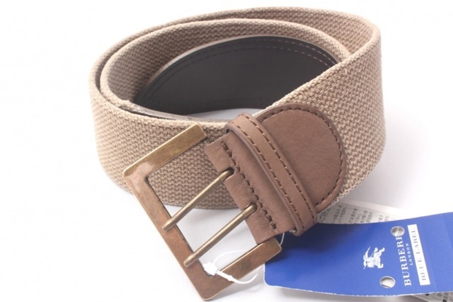 ホースロゴベージュキャンバスベルト