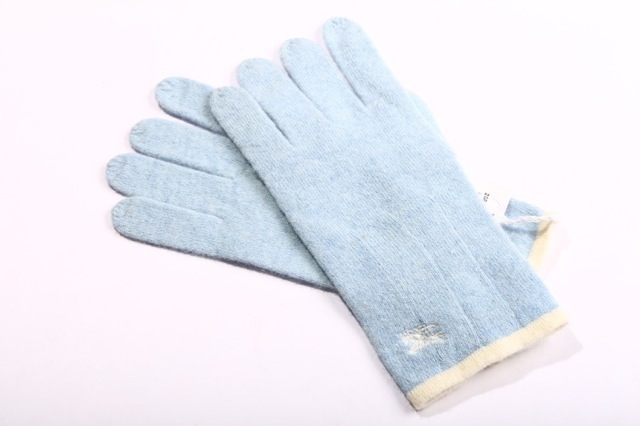 ブルー系手袋