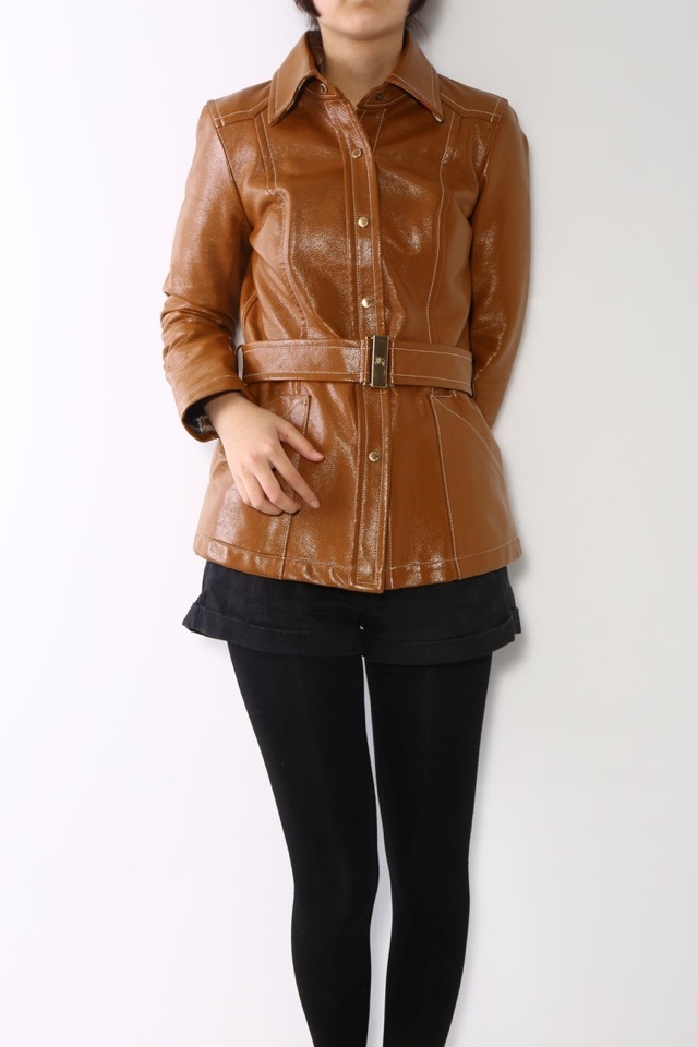 キャメルレザージャケット
