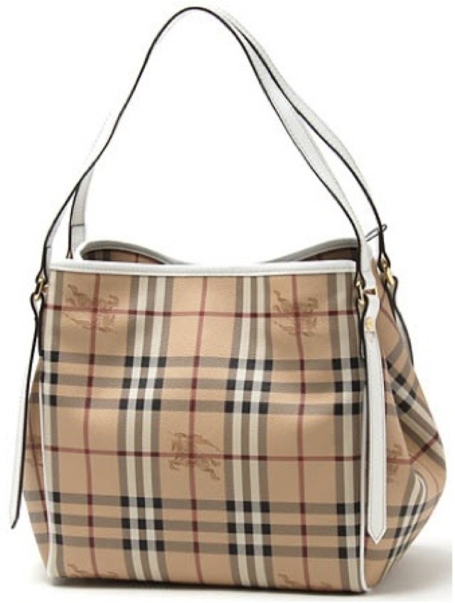 Burberry春夏新作チェック柄トートバッグ