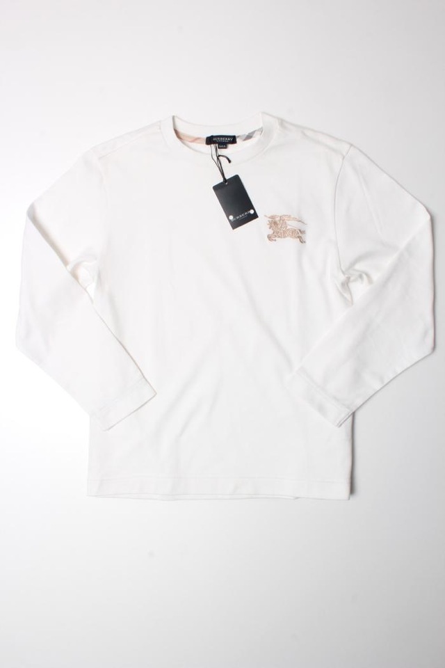 ホースロゴ刺繍長袖Tシャツ