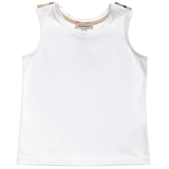 バーバリーホワイトタンクトップ