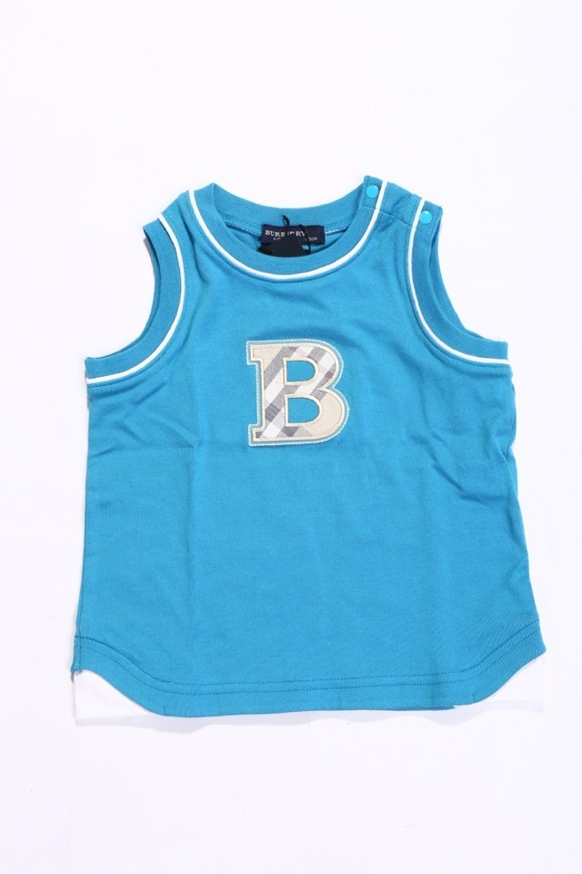 ワッペン付きスカイブルータンクトップ