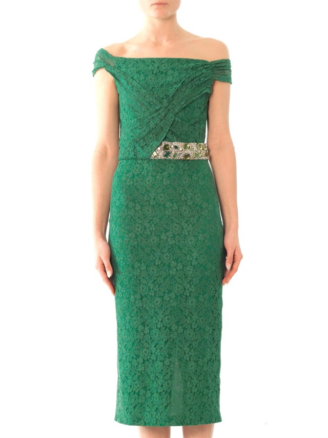 エメラルドグリーンドレス